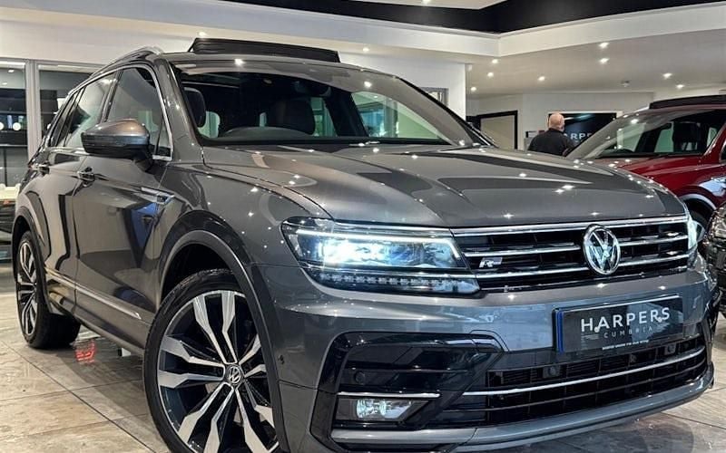 Grey Used 2018 VW Tiguan R-line SUV | £20,244 (Fair price) - Image 1/4