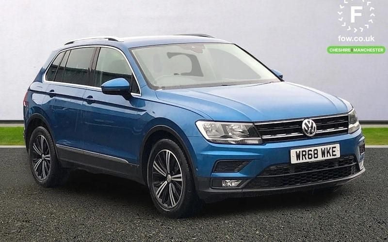 Blue Used 2018 VW Tiguan SE SUV | £13,099 (Fair price) - Image 1/4