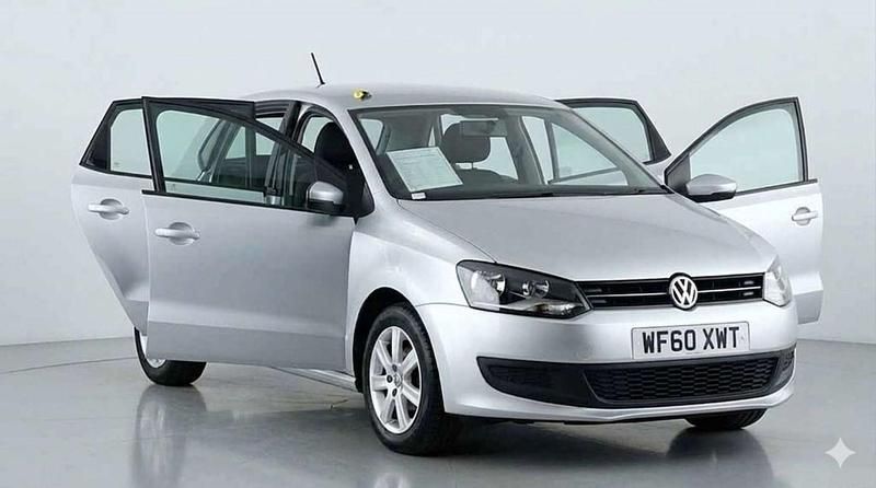 Used VW Polo SE 85 HP (62 kW) 2010 Silver Hatchback