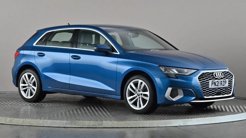 Blue Used 2021 Audi A3 Sport Hatchback | £17,477 (Fair price) - Image 1/4