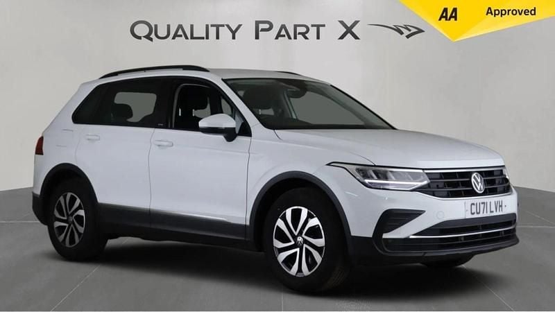 White Used 2021 VW Tiguan Active SUV | £18,079 (Good price) - Image 1/4
