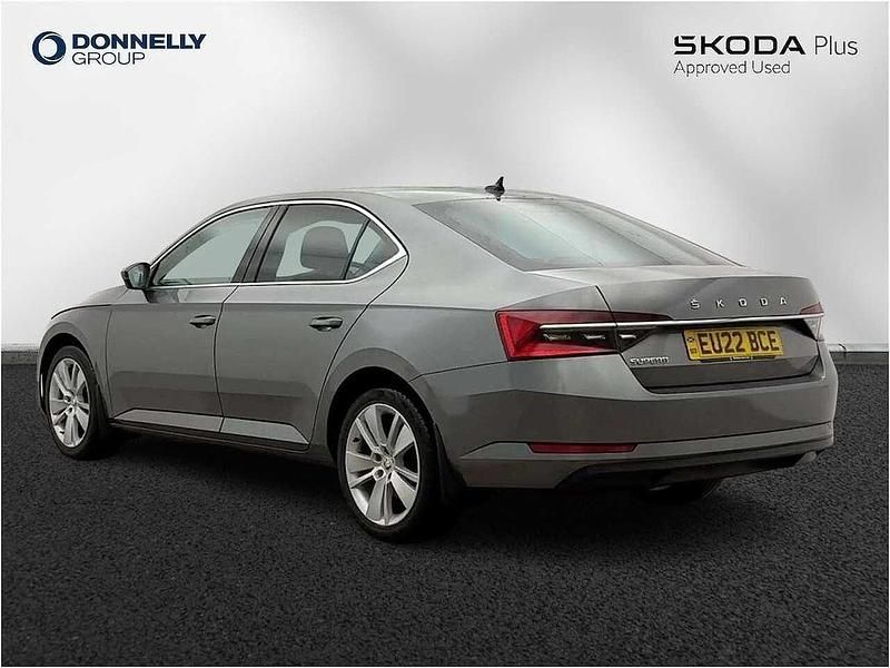 Used Skoda Superb SE L 110 HP (80 kW) 2022 Graphite grey metallic Hatchback