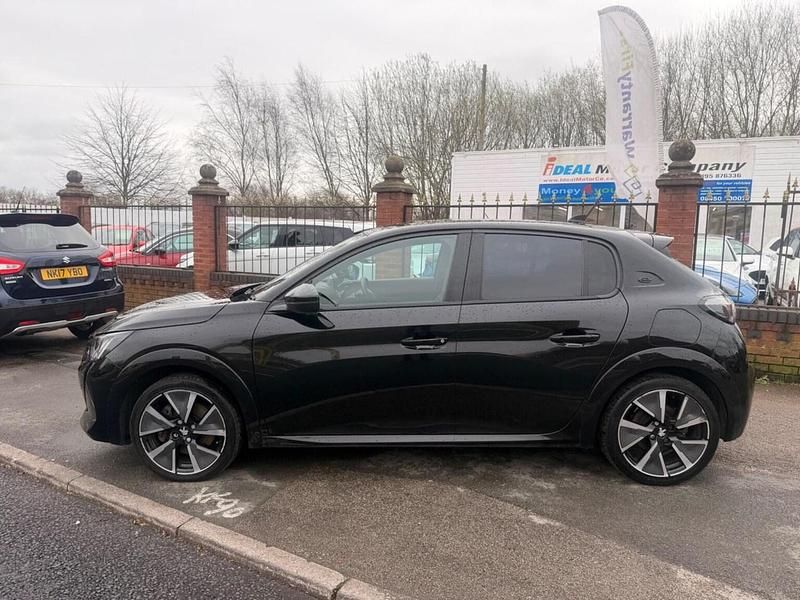Used Peugeot e-208 GT-line 2020 Black Hatchback