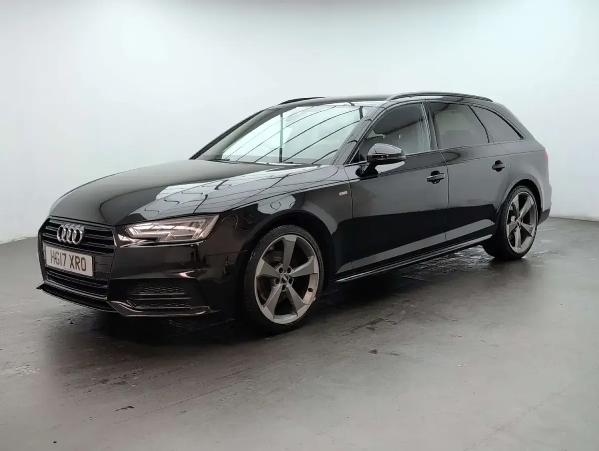 Used Audi A4 Black Edition 150 HP (110 kW) 2017 Black Estate
