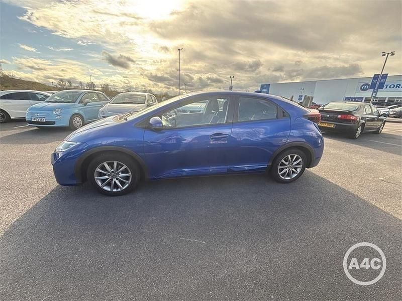 Used Honda Civic S 2015 Blue Hatchback