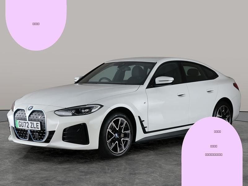 White Used 2022 BMW i4 M Sport Sedan | £27,225 (Good price) - Image 1/2