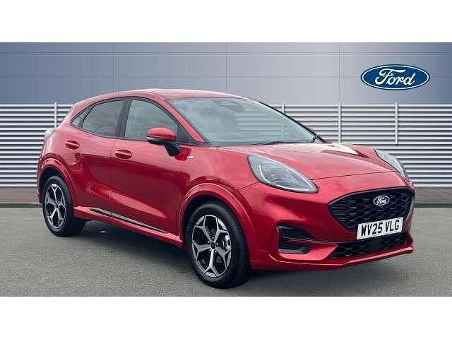 Red Used 2025 Ford Puma Gen-E ST-Line SUV | £22,750 (A bit pricey) - Image 1/4