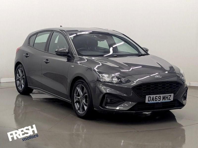 Grey Used 2019 Ford Focus ST-Line Hatchback | £9,590 (Fair price) - Image 1/4