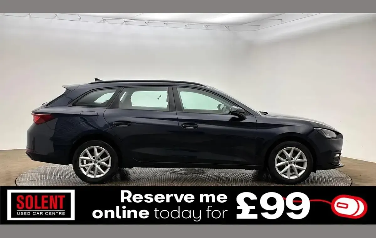 Used Seat Leon SE 128 HP (94 kW) 2022 Blue Estate