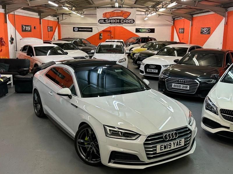 Used Audi A5 S-Line 2019 White Coupe
