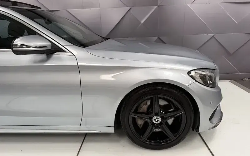 Used Mercedes C250 AMG Line Premium Plus 204 HP (150 kW) 2016 Silver Sedan