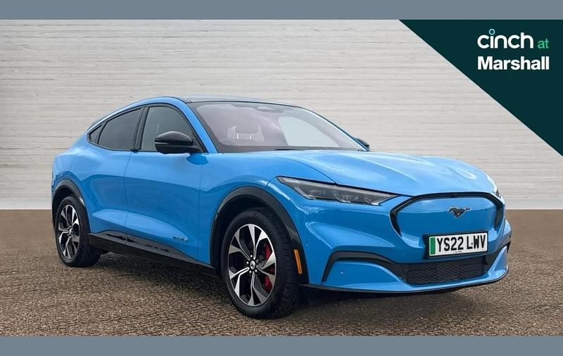 Blue Used 2022 Ford Mustang Mach-E Standard Range SUV | £19,299 (Fair price) - Image 1/4
