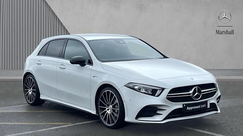 White Used 2022 Mercedes A35 AMG Executive Hatchback | £26,780 (Fair price) - Image 1/4