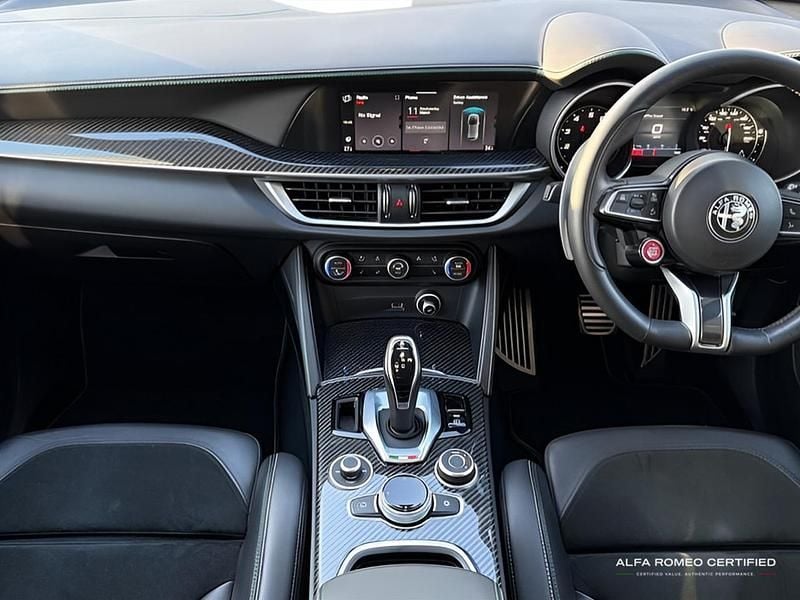 Used Alfa Romeo Stelvio Quadrifoglio 503 HP (369 kW) 2021 Blue SUV