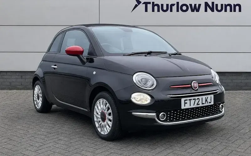 Used Fiat 500C Red 69 HP (50 kW) 2022 Cabriolet