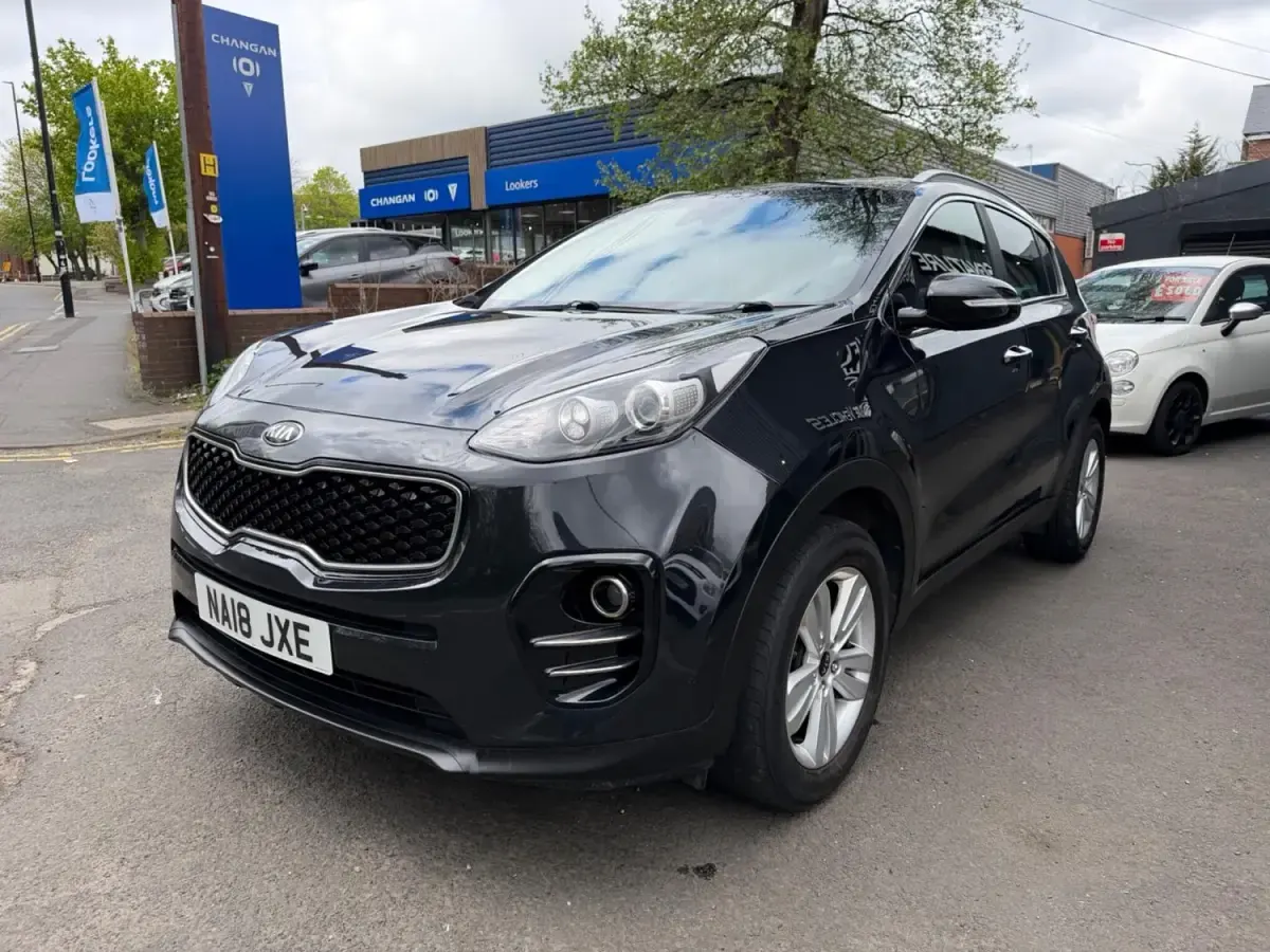 Usado Kia Sportage 130 HP (95 kW) 2018 Preto SUV