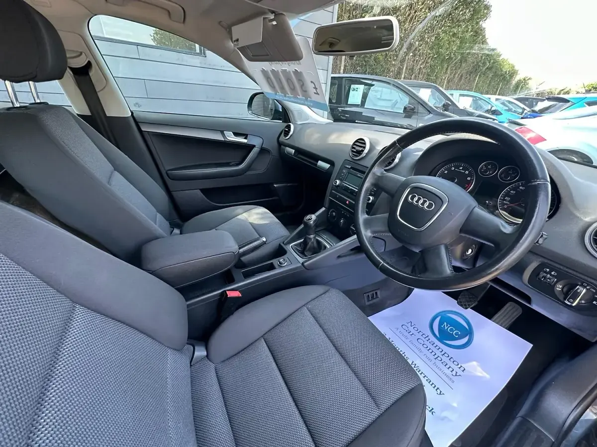 Used Audi A3 102 HP (75 kW) 2009 Grey Hatchback