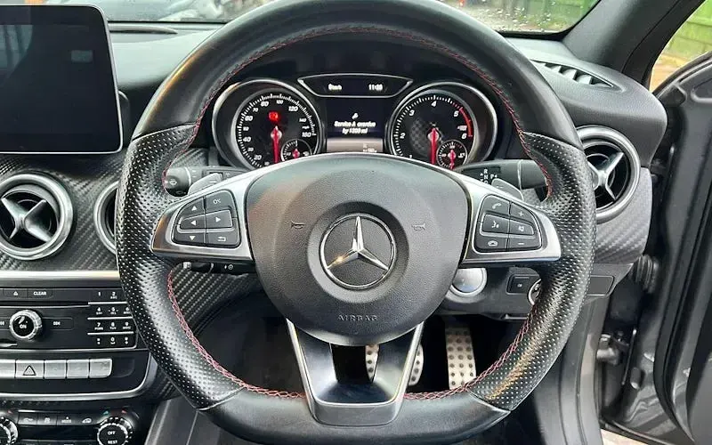 Used Mercedes A180 AMG line 109 HP (80 kW) 2018 Grey Hatchback