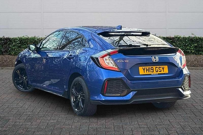 Used Honda Civic Sport 126 HP (92 kW) 2019 Blue Hatchback