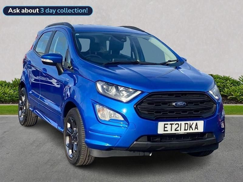 Blue Used 2021 Ford Ecosport ST-Line SUV | £10,899 (Good price) - Image 1/2