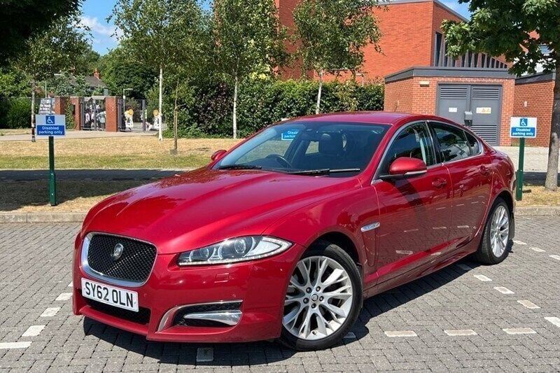 Red Used 2012 Jaguar XF Sedan | £4,490 (Fair price) - Image 1/1