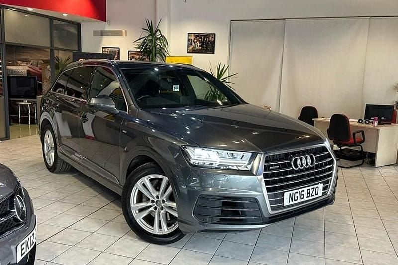 Used Audi Q7 S-Line 218 HP (160 kW) 2016 Grey SUV