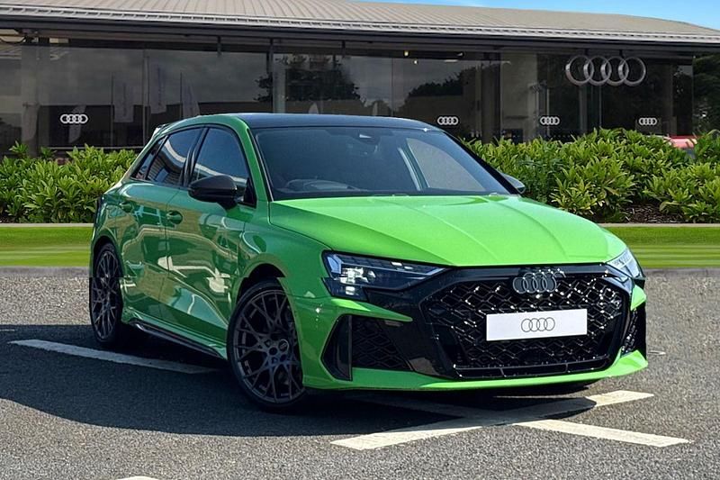 Green New 2025 Audi RS3 Hatchback | £62,635 (Good price) - Image 1/4