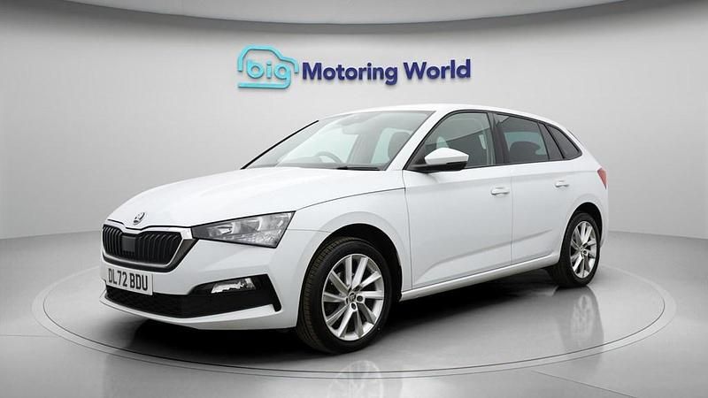Used Skoda Scala SE L 110 HP (80 kW) 2023 White Hatchback