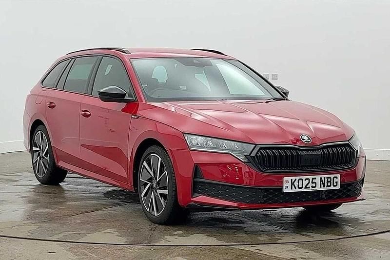 Used Skoda Octavia SportLine 147 HP (108 kW) 2025 Velvet red metallic Estate