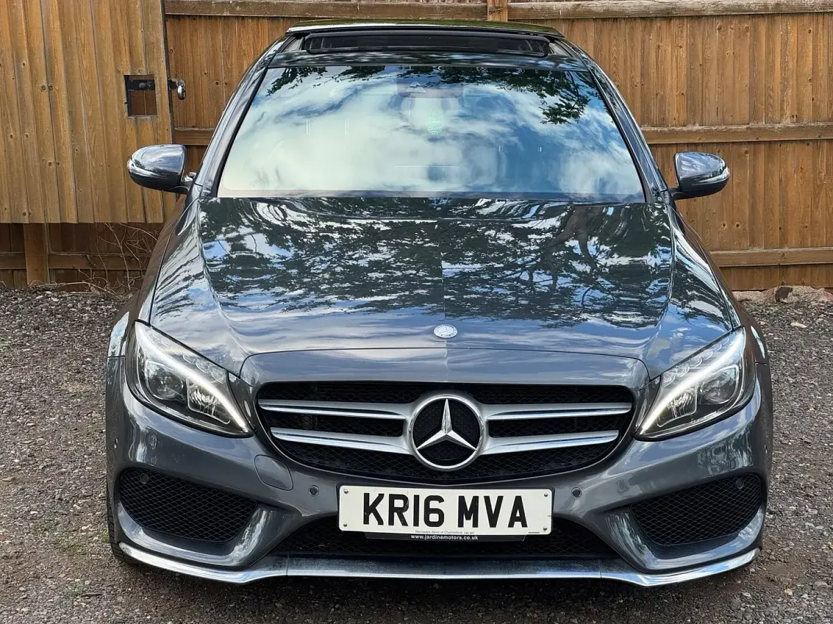 Used Mercedes C220 AMG Line Premium Plus 2016 Grey Sedan