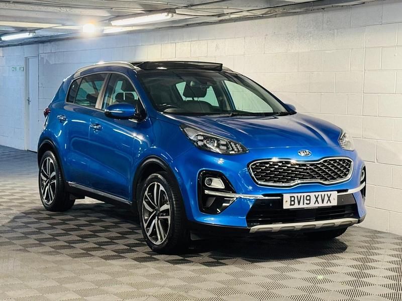 Blue Used 2019 Kia Sportage 4 SUV | £9,989 (Good price) - Image 1/4