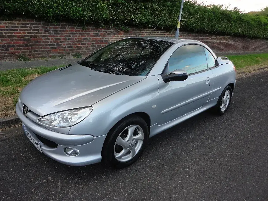 Used Peugeot 206 CC Allure 2004 Silver Cabriolet