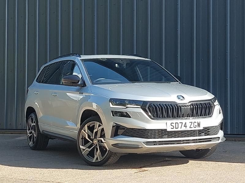 Used Skoda Karoq SportLine 150 HP (110 kW) 2024 Silver SUV