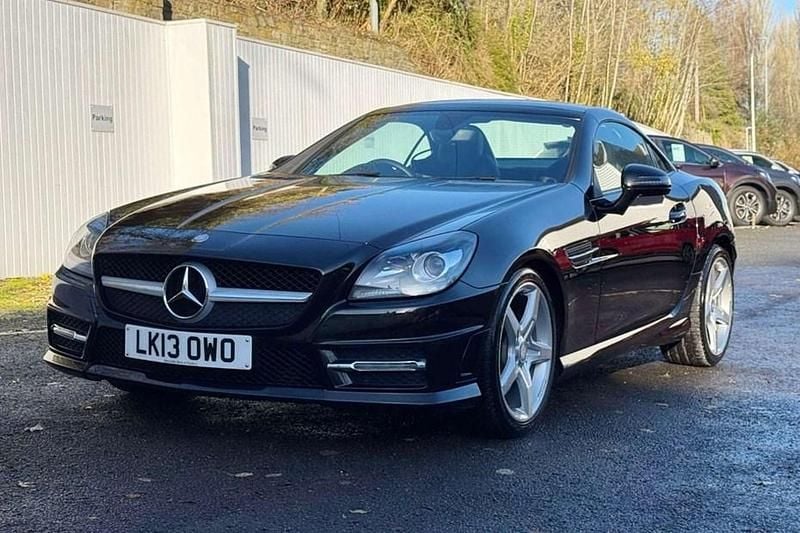 Black Used 2013 Mercedes SLK200 AMG Cabriolet | £11,795 (Fair price) - Image 1/1