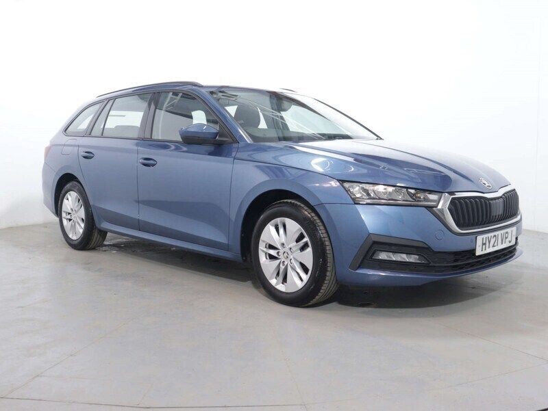 Blue Used 2021 Skoda Octavia SE Technology Estate | £11,083 (Good price) - Image 1/3
