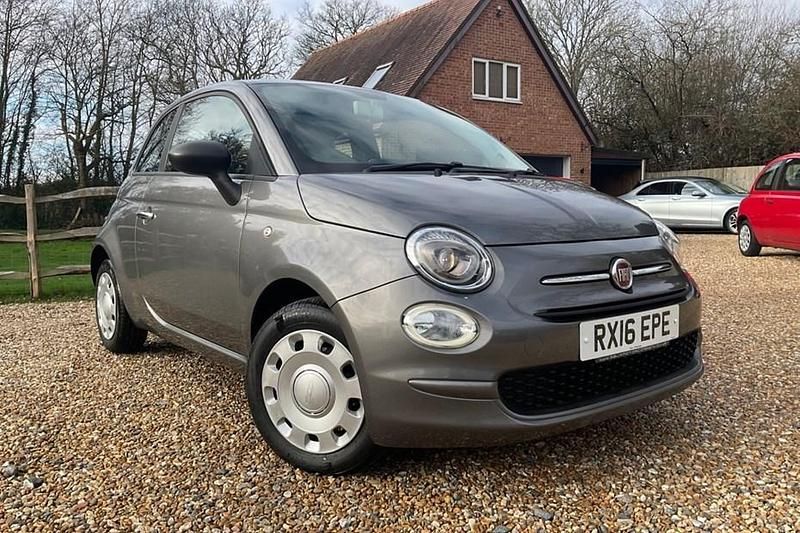 Used Fiat 500 Pop 69 HP (50 kW) 2016 Grey Hatchback