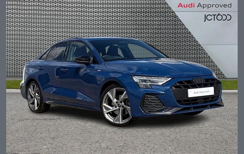 Used Audi A3 Black Edition 147 HP (108 kW) 2025 Blue Sedan
