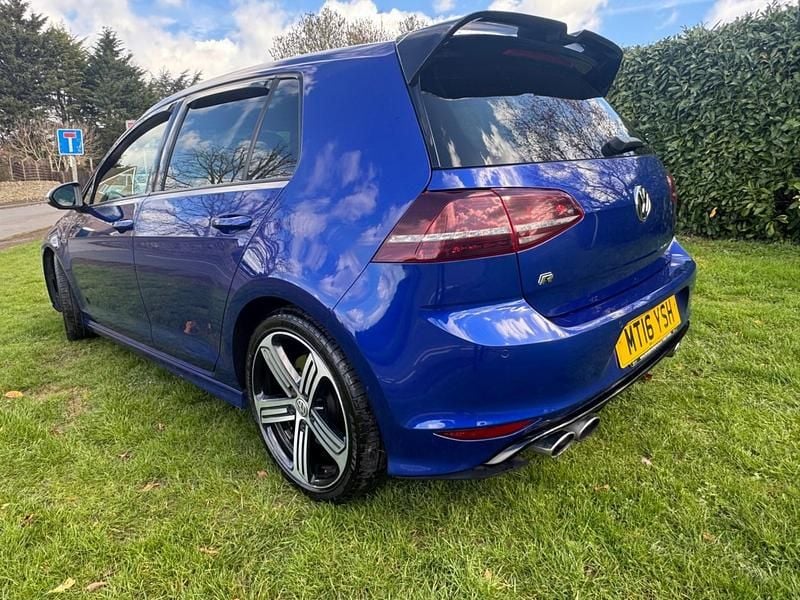 Used VW Golf VII R 2016 Blue Hatchback
