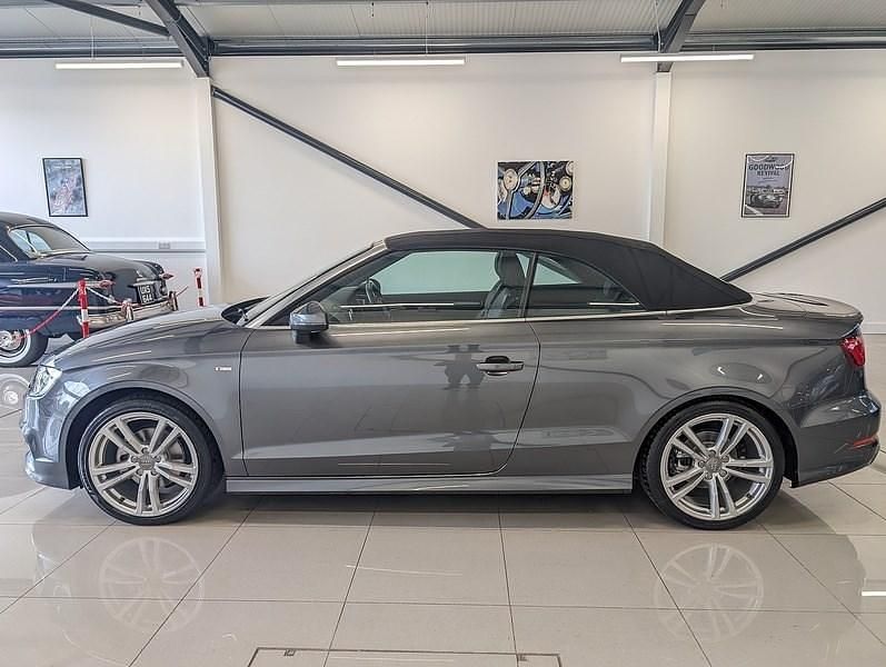 Used Audi Cabriolet S-Line 150 HP (110 kW) 2015 Grey Cabriolet