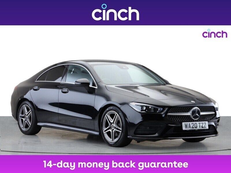 Black Used 2020 Mercedes CLA180 AMG line Sedan | £20,049 (Good price) - Image 1/3