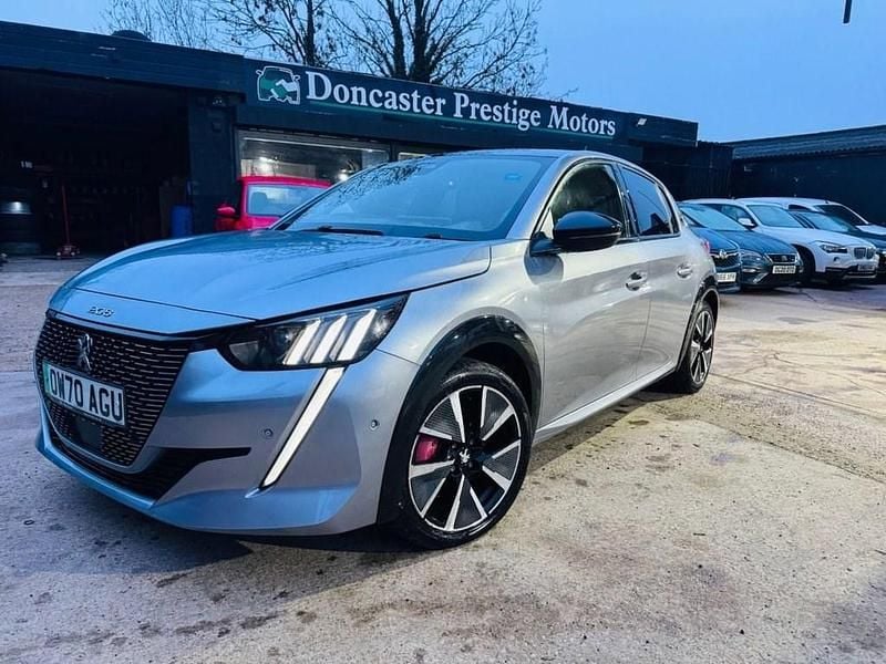 Used Peugeot e-208 Premium 100 kW (136 HP) 2021 Grey Hatchback