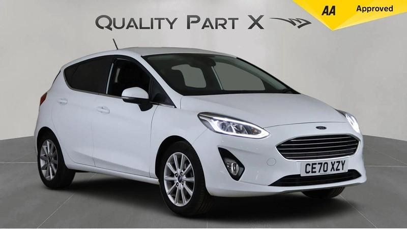 White Used 2020 Ford Fiesta Titanium Hatchback | £8,480 (Good price) - Image 1/4