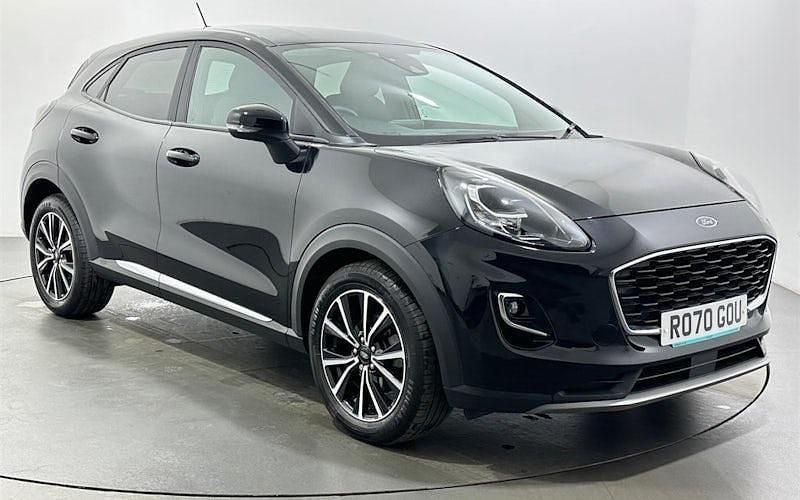 Black Used 2020 Ford Puma Titanium Hatchback | £14,844 (Good price) - Image 1/3