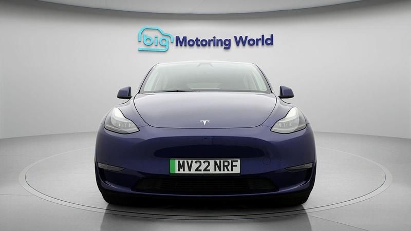Used Tesla Model Y Long Range AWD 378 kW (514 HP) 2022 Blue SUV