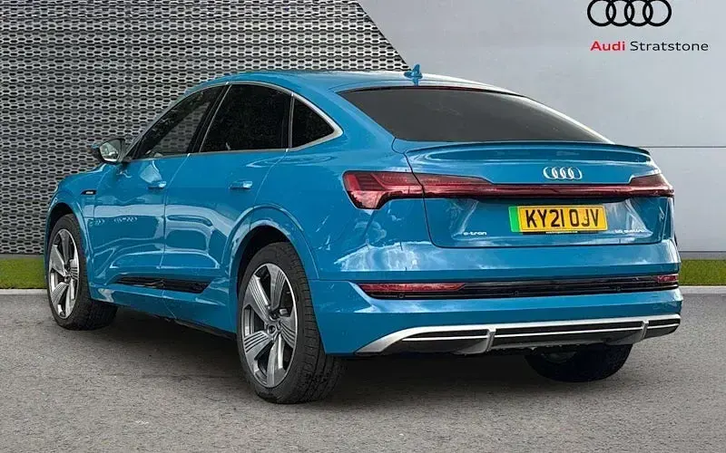 Used Audi e-tron Sportback S-Line 300 kW (408 HP) 2021 Blue SUV
