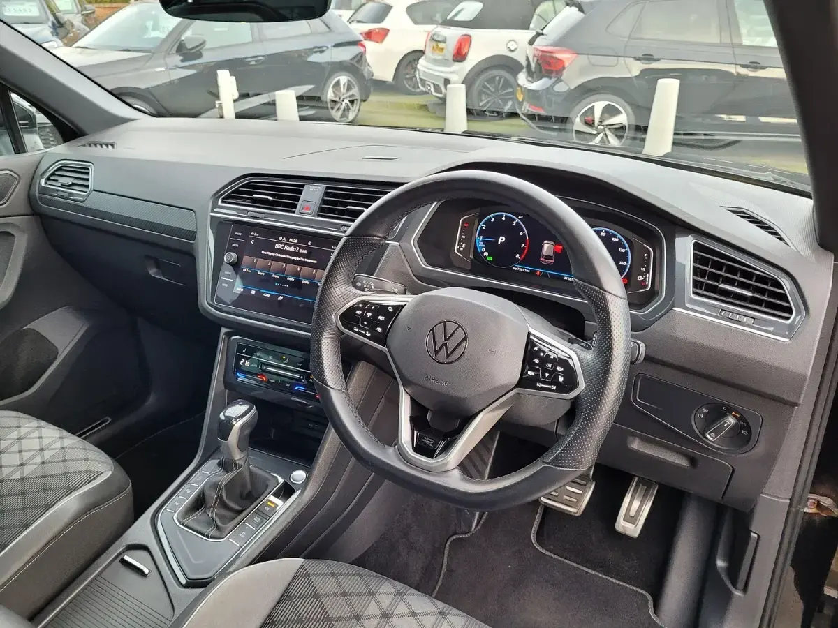 Used VW Tiguan R-line 150 HP (110 kW) 2022 Black SUV