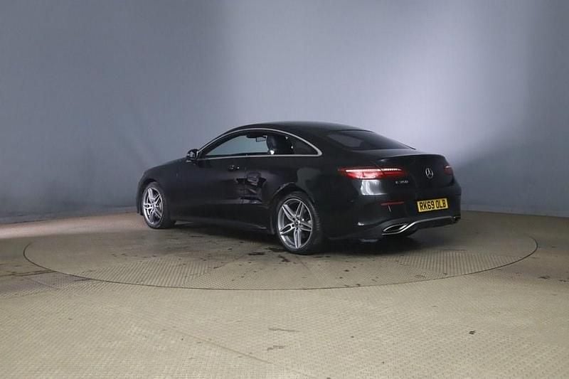 Used Mercedes E350 AMG line 313 HP (230 kW) 2019 Black Coupe