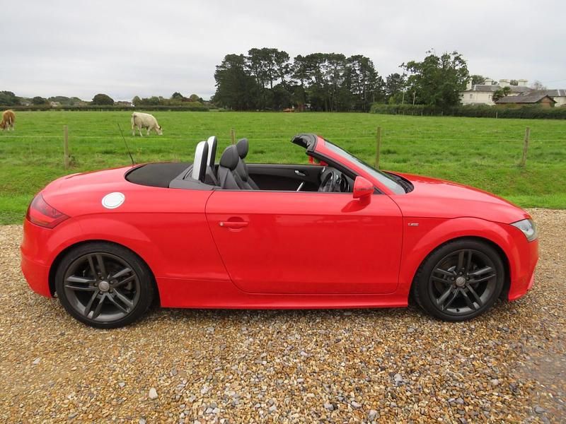 Red Used 2014 Audi TT S-Line Cabriolet | £8,940 - Image 1/4