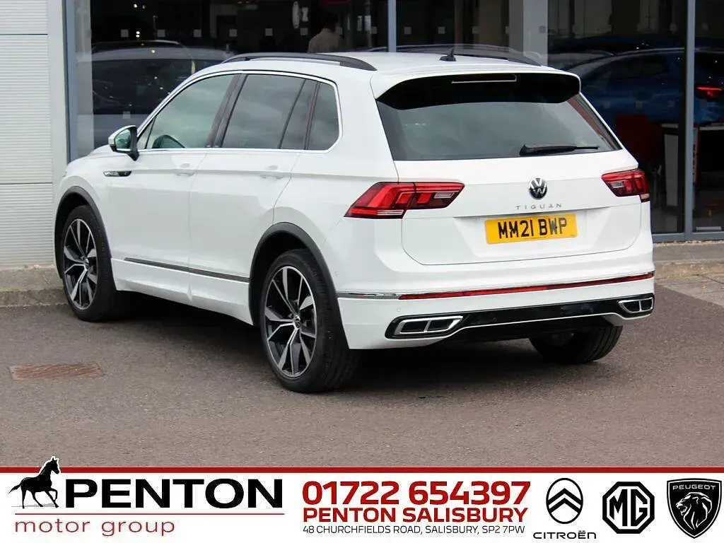 Used VW Tiguan R-line 150 HP (110 kW) 2021 White SUV