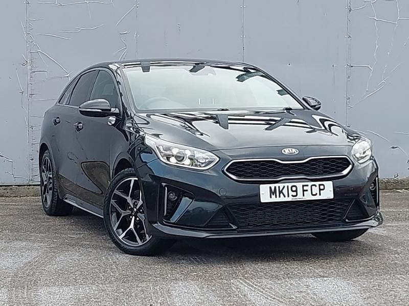 Black Used 2019 Kia ProCeed GT-Line Estate | £11,698 (Fair price) - Image 1/4